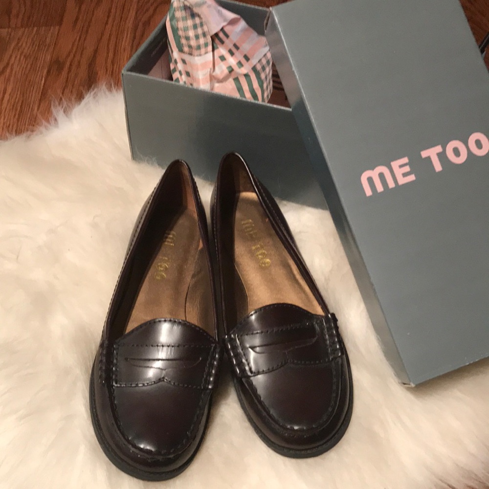 New Me Too shoes style Berkeley / Classic Loafers / Dark Burgundy Brown shoes